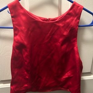 Two piece prom dress